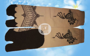 Grosir kaos kaki motif henna